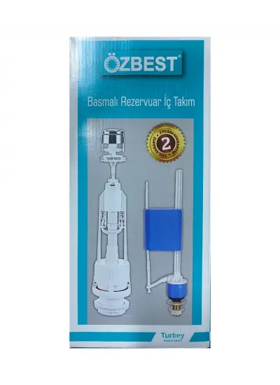 Özbest Su Tasarruflu Basmalı Klozet Rezervuar İç Takımı - Uyumlu Ve Dayanıklı