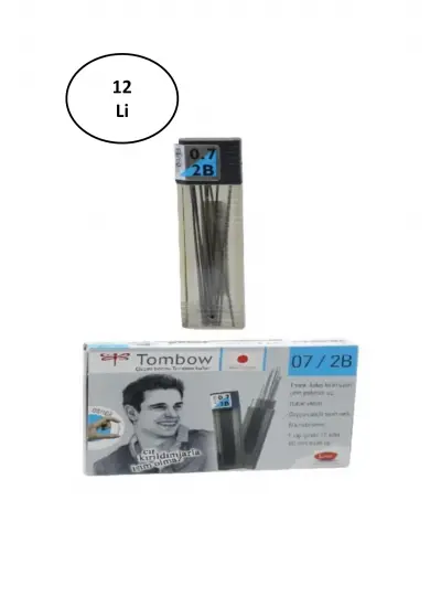 Tombow Min 0,7 Mm 2b Versatil Kalem Ucu Klasik 12 Li