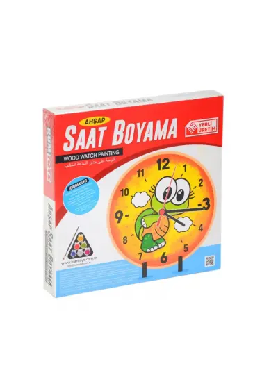 5302 KumToys, Ahşap Saat Boyama