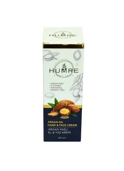 Humre Argan Yağlı E Vitaminli El ve Yüz Kremi 150 ML