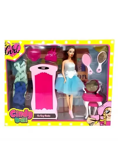 Oydaş Cindy Doll Dolaplı Makyaj Masalı Bebek 02453