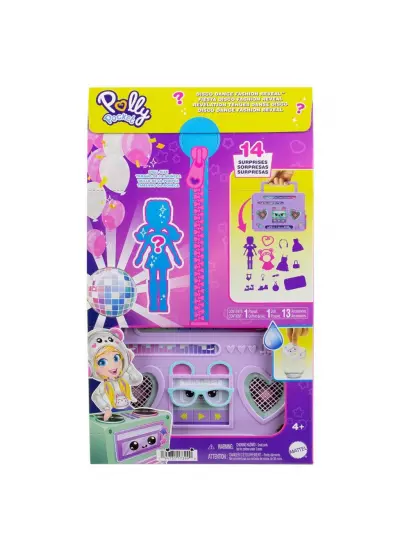 HRD65 Polly Pocket Radyo Temalı Moda Eğlencesi Oyun Seti