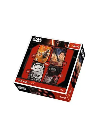 34263 Trefl Puzzle Star Wars Episode VII 4'lü 35+48+54+70 Parça Puzzle