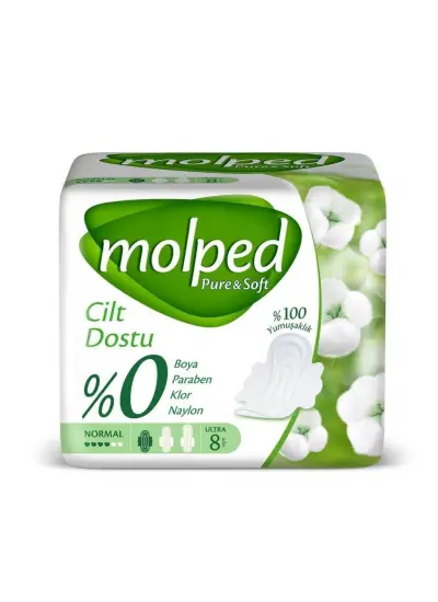 Molped Pure&Soft Normal Ped 8 Adet