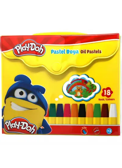 Play-Doh Çantalı 18'li Pastel Boya