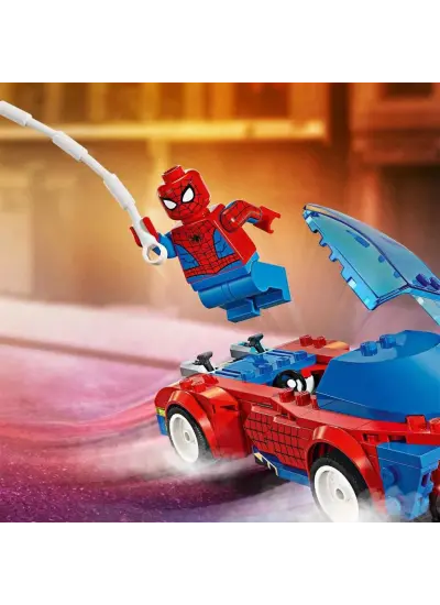 LEGO Super Heroes Örümcek Adam Yarış Arabası ve Venom Green Goblin 76279