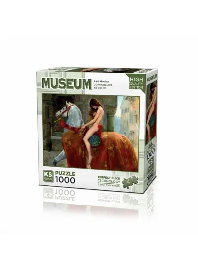 NessiWord 20706 Lady Godiva 1000 Parça Puzzle -KS Puzzle