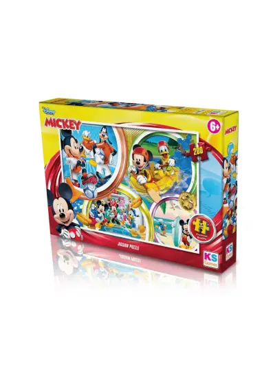 MCH 113 Mickey Mouse 200 Parça Puzzle -KS Puzzle