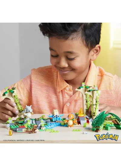 HDL86 MEGA™ Pokémon™ Jungle Ruins - Adventure Builder Antik Kent Seti 464 parça +7 yaş