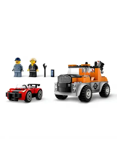 LEGO City Çekici Kamyon ve Spor Araba Tamiri 60435