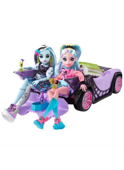 Nessi World Monster High Ghoul Mobile Gösterişli Araba HHK63