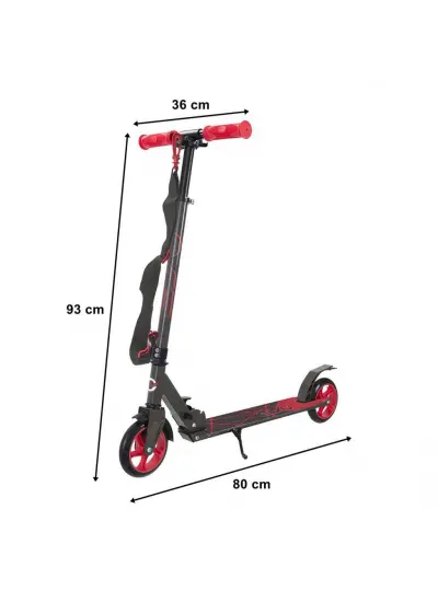 Nessiworld Evo Flexi 2 Tekerlekli Scooter Kırmızı