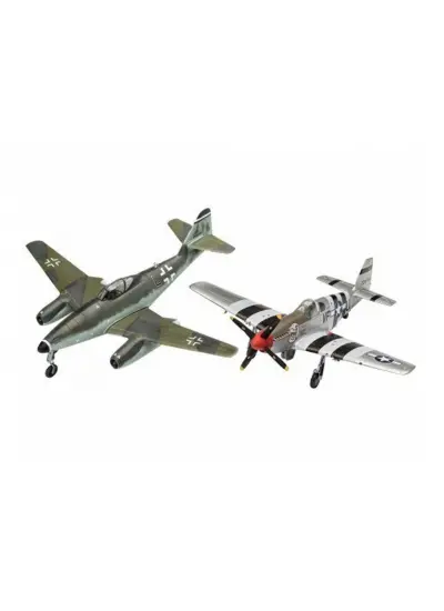 Nessiworld Revell Combat Set Me262 & P-51B Model Seti 63711