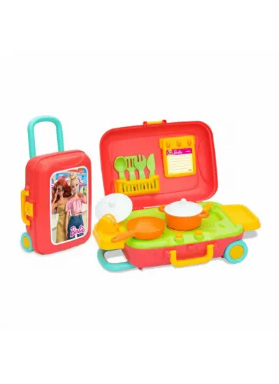 03478 Barbie Mutfak Set Bavulum -Dede