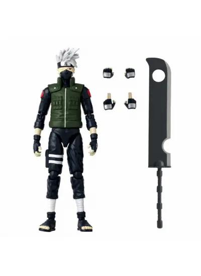 36963 Anime Heroes Naruto 6 cm Figür - Hatake Kakashi 4 Büyük Ninja Savaşı