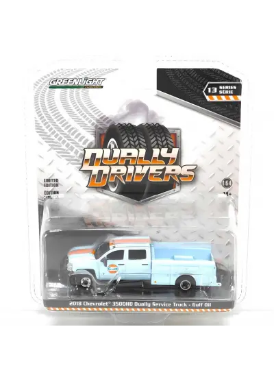 Greenlight 1/64 2018 Chevrolet Silverado 3500 Dually Service