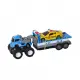 Nessiworld KLX600-361 Sürtmeli Die Cast 4x4 Polis Arabası Taşıyıcılı -Vardem