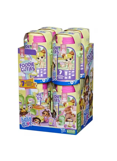 F6970 Baby Alive, Foodie Cuties Sürpriz Matara +3 yaş