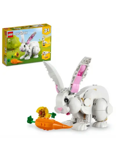 LEGO Creator 3’ü 1 Arada Beyaz Tavşan 31133