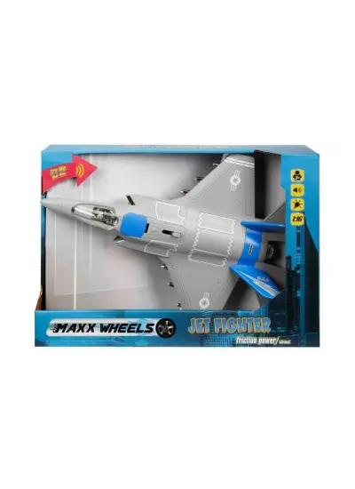 NessiWorld 02321 1:16 Maxx Wheels Sesli ve Işıklı Jet Fighter