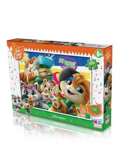 KS Games 44 Cats 100 Parça Puzzle