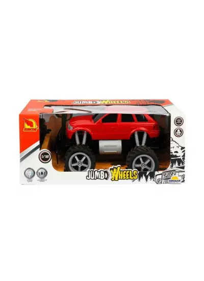 80012 1:18 Uzaktan Kumandalı Jumbo Wheels Usb Şarjlı Araba