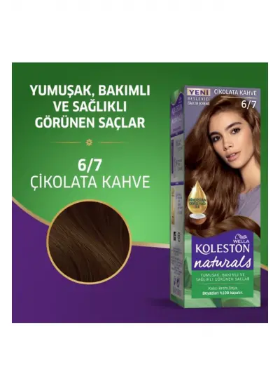 Naturals Saç Boyası Çikolata Kahve 6/7 2x Paket