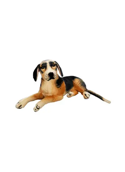 S00001413 PELUŞ KÖPEK BEAGLE YAN YATAN 68CM.-SUN