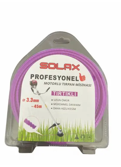 Solax Tırtıklı Tırpan Misinası 3,3 mm 45 Metre