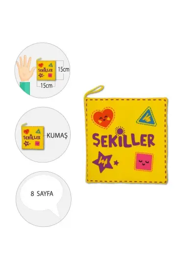 Şekiller Kumaş Sessiz Kitap