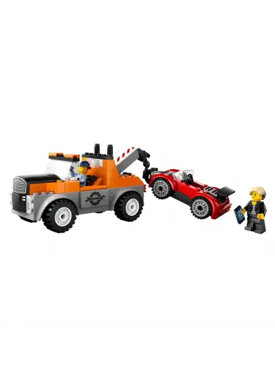 LEGO City Çekici Kamyon ve Spor Araba Tamiri 60435