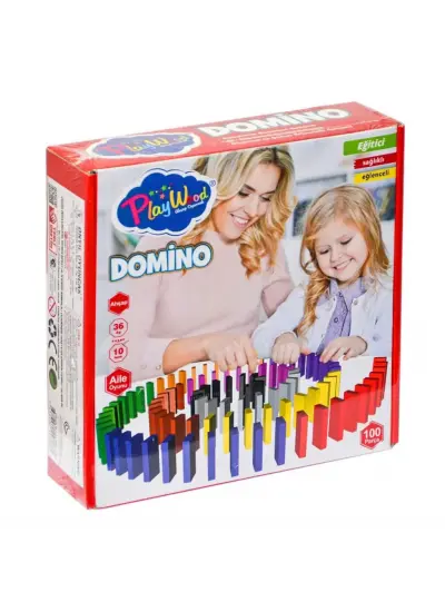 Nessiworld Playwood Ahşap Domino Oyunu