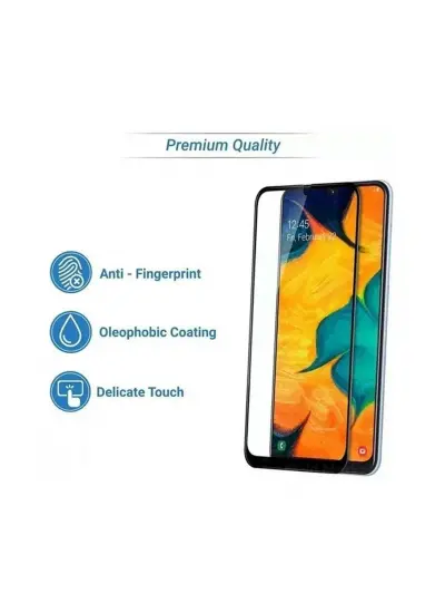 Samsung A30 Uyumlu 9d Tam Kaplayan Parmak Izi Bırakmayan Ekran Koruyucu Film