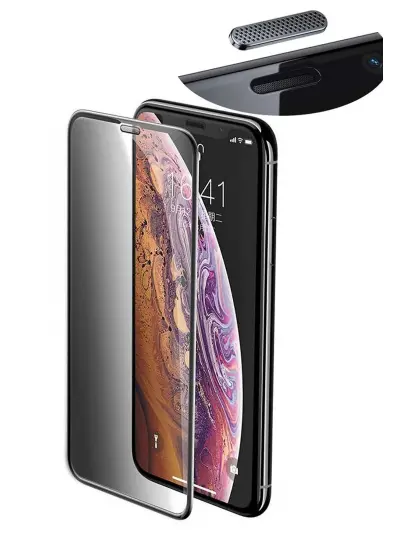 Iphone 11 Pro Uyumlu Hayalet Ekran Gizli Tam Kaplayan Kırılmaz Cam Seramik Ekran Koruyucu Film