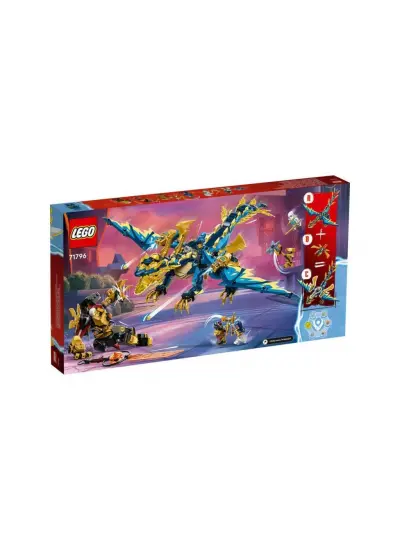 71796 LEGO® Ninjago® - Elemental Dragon The Empress Robotu'na Karşı 1038 parça +9 yaş