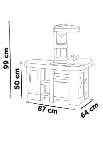 Nessiworld Smoby Tefal Studio XL Bubble Mutfak Seti 311053