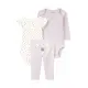 Carter's Kız Bebek Body Pantolon Set 3'Lü Paket 1R034810 Renkli