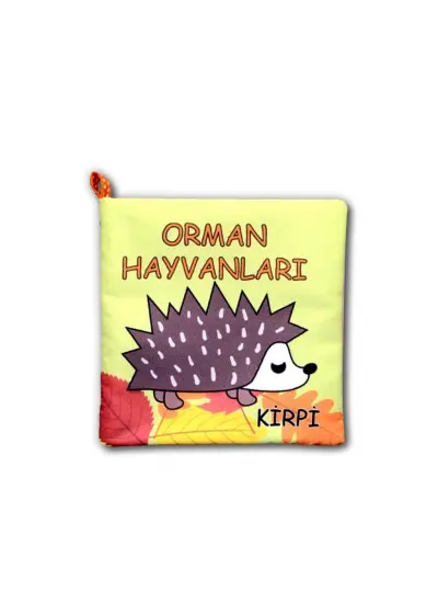 Orman Hayvanları Kumaş Sessiz Kitap