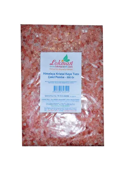 Yemeklik Himalaya Kristal Kaya Tuzu Çakıl Pembe 500 Gr