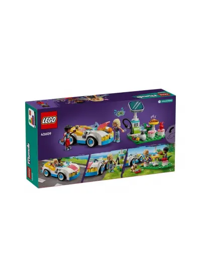 42609 LEGO® Friends Elektrikli Araba ve Şarj İstasyonu 170 parça +6 yaş