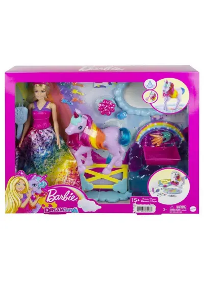 Barbie Dreamtopia Bebek ve Tek Boynuzlu At - GTG01