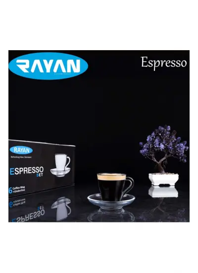 Rayan 6lı Espresso Bardak Seti