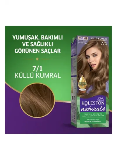 Naturals Saç Boyası Küllü Kumral 7/1 2x Paket