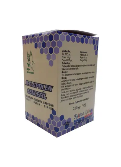 Bal Polen Zencefil Karışımı 230 Gr