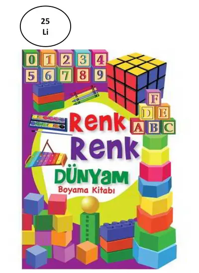 Renk Renk Dünyam Boyama Kitabı