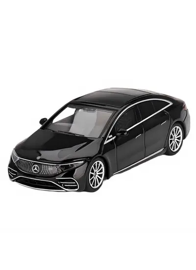 Nessiworld Mini Gt 1:64 Mercedes-Benz EQS 580 4MATIC Black