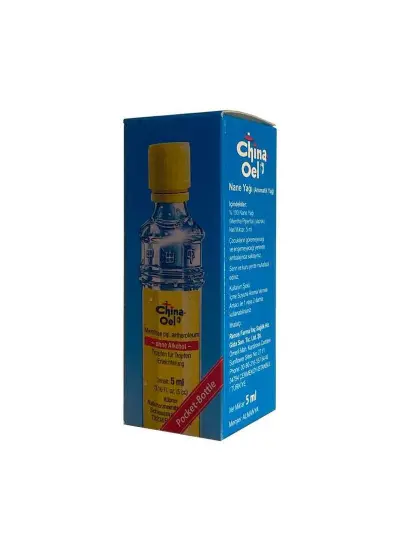 Çin Yağı 5 ML - Yüzde 100 Saf Doğal Nane Yağı