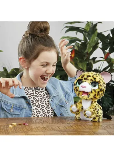 Fur Real Lil' Wilds Leopar Lolly İnteraktif Animatronik Peluş Oyuncak - F4394