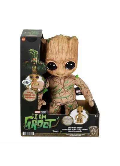 NessiWorld Marvel I Am Groot Groovin Groot Sesli ve Hareketli Peluş