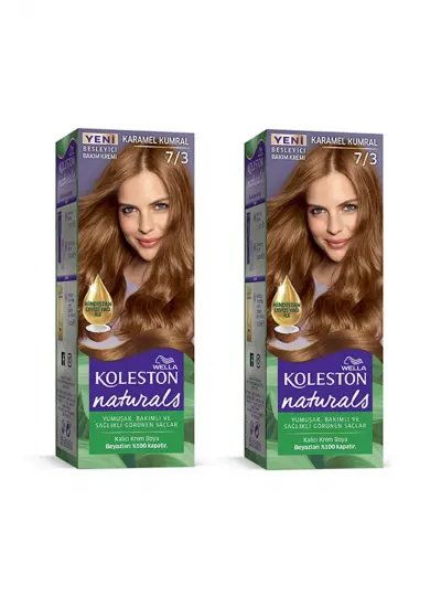 Naturals Saç Boyası Karamel Kumral 7/3 2x Paket